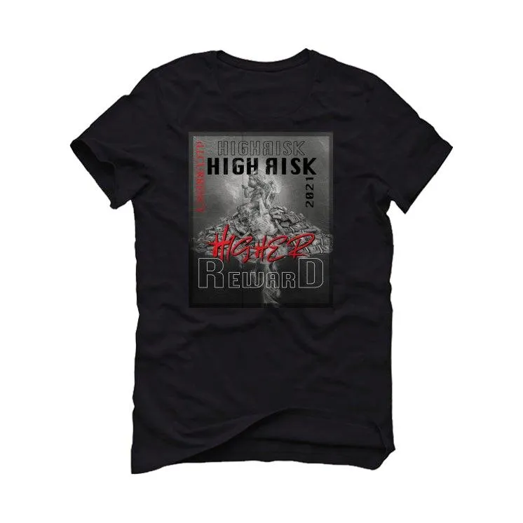 Air Jordan 4 “Red Thunder” Black T-Shirt (HIGHER REWARD)