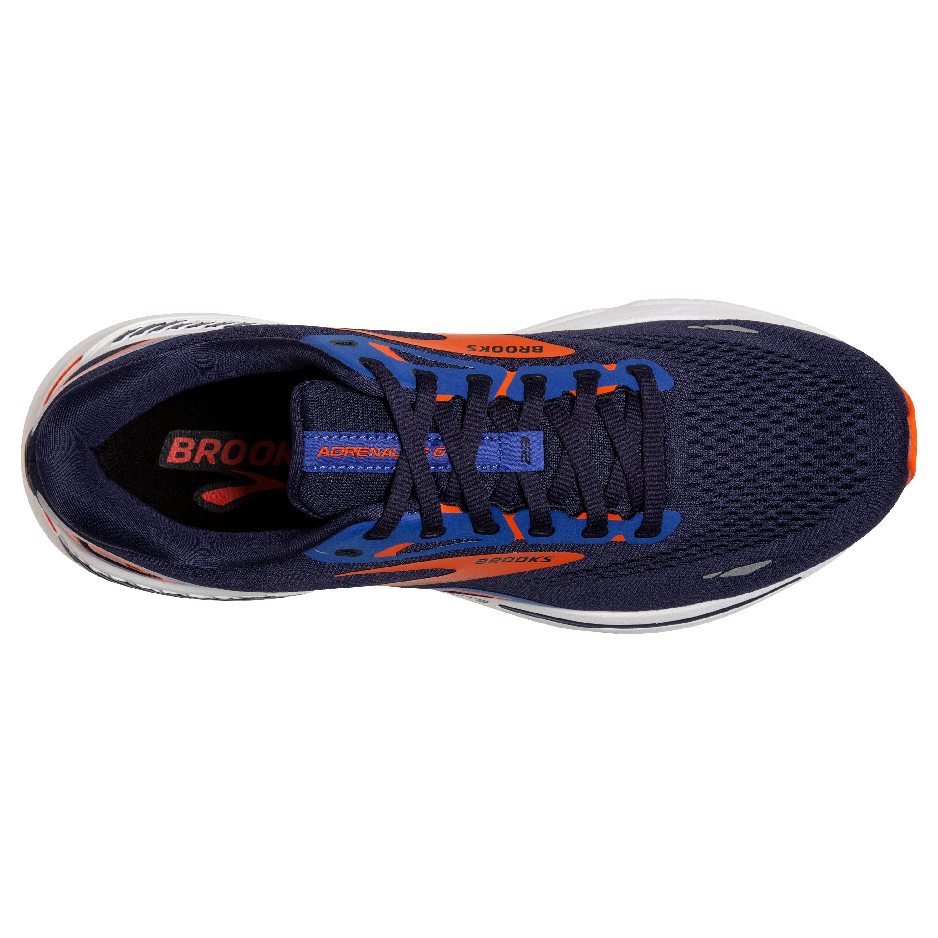 Brooks Mens Trainer Adrenaline GTS 23 Peacoat/Orange/Surf the Web