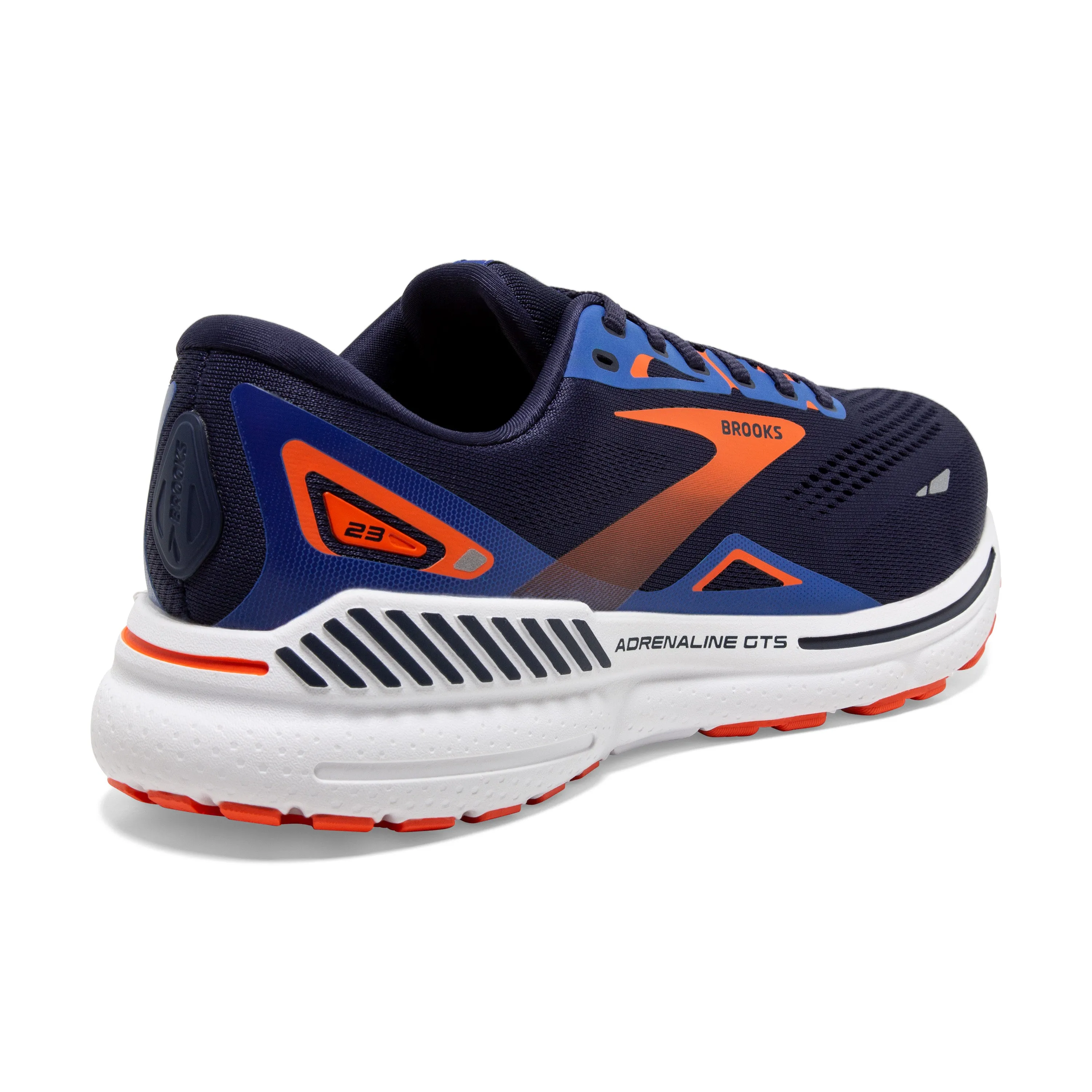 Brooks Mens Trainer Adrenaline GTS 23 Peacoat/Orange/Surf the Web