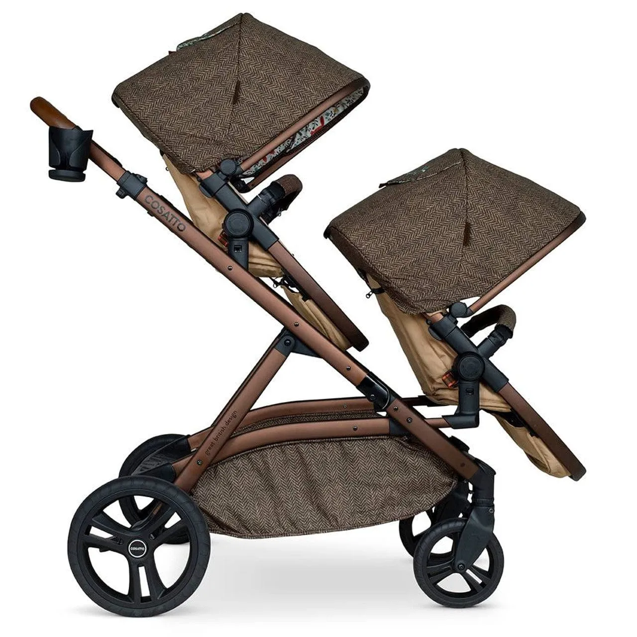 Cosatto Wow XL Twin Travel System A2 in Foxford Hall
