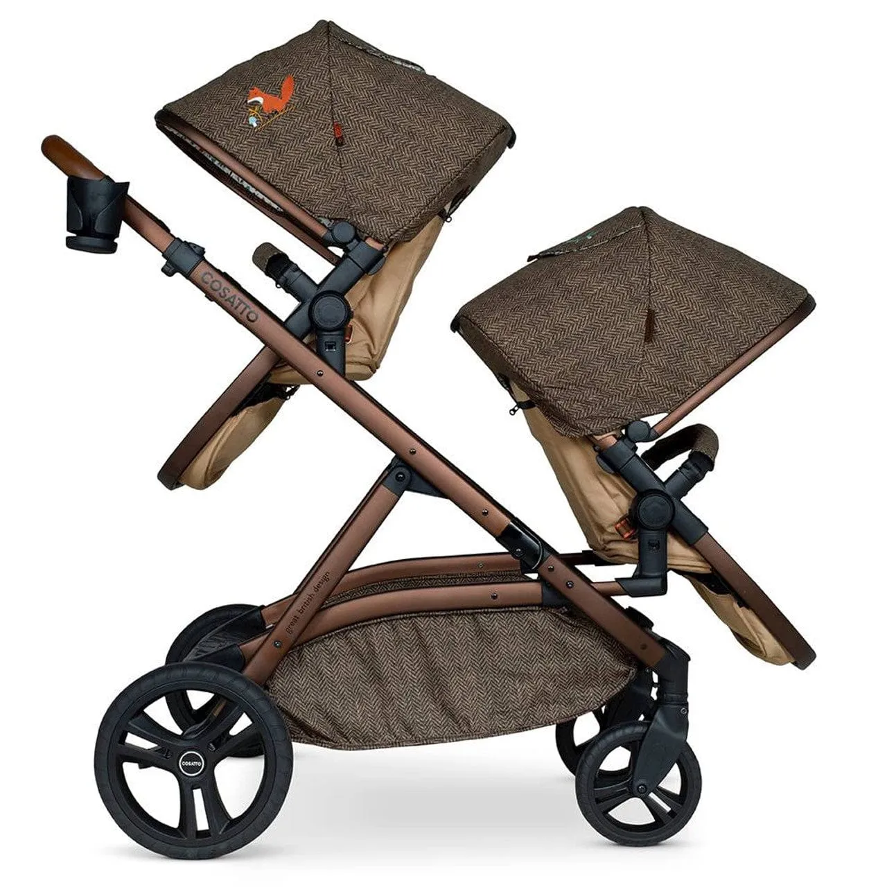 Cosatto Wow XL Twin Travel System A2 in Foxford Hall