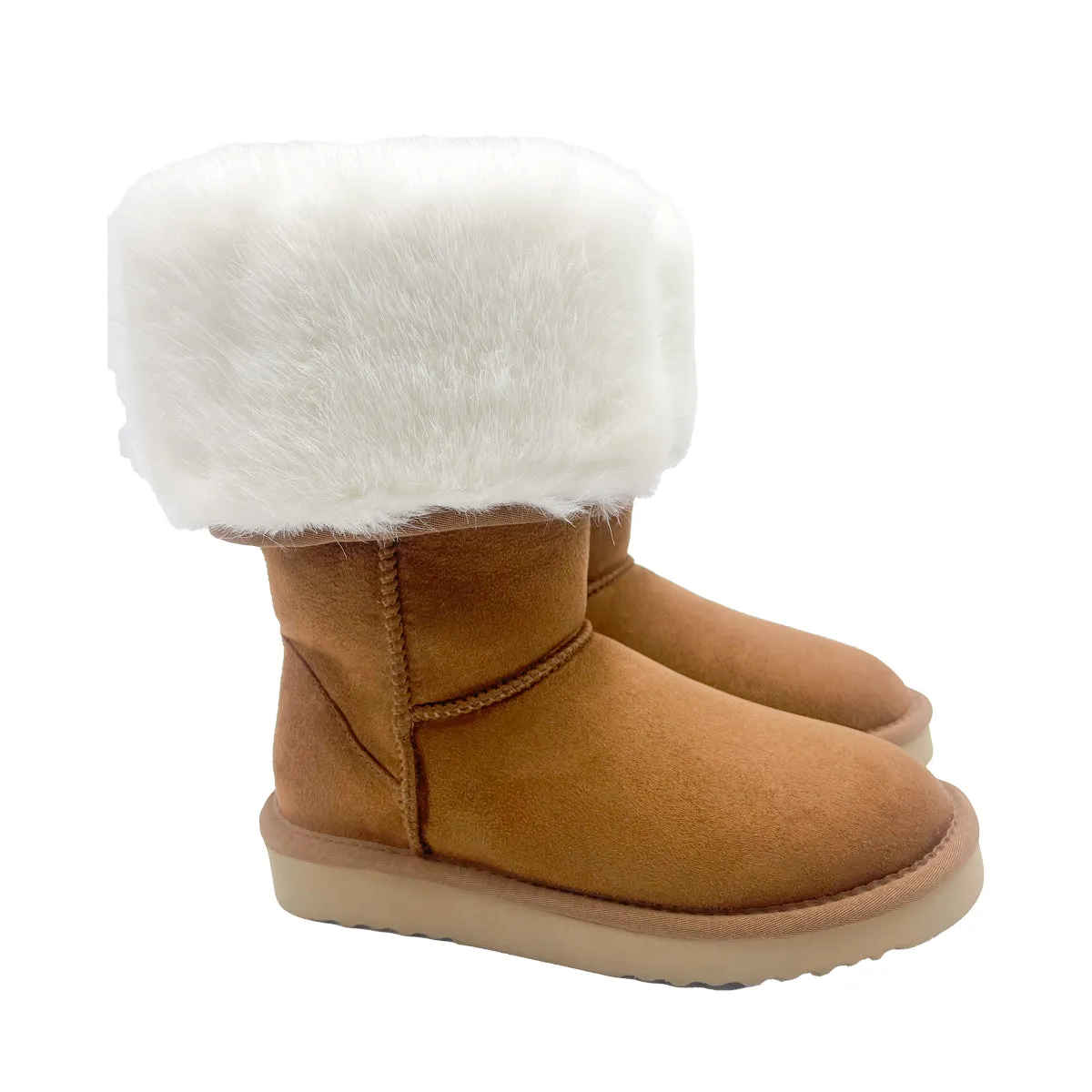 [Defective] Tall Boot | Chestnut / Aspen Snow