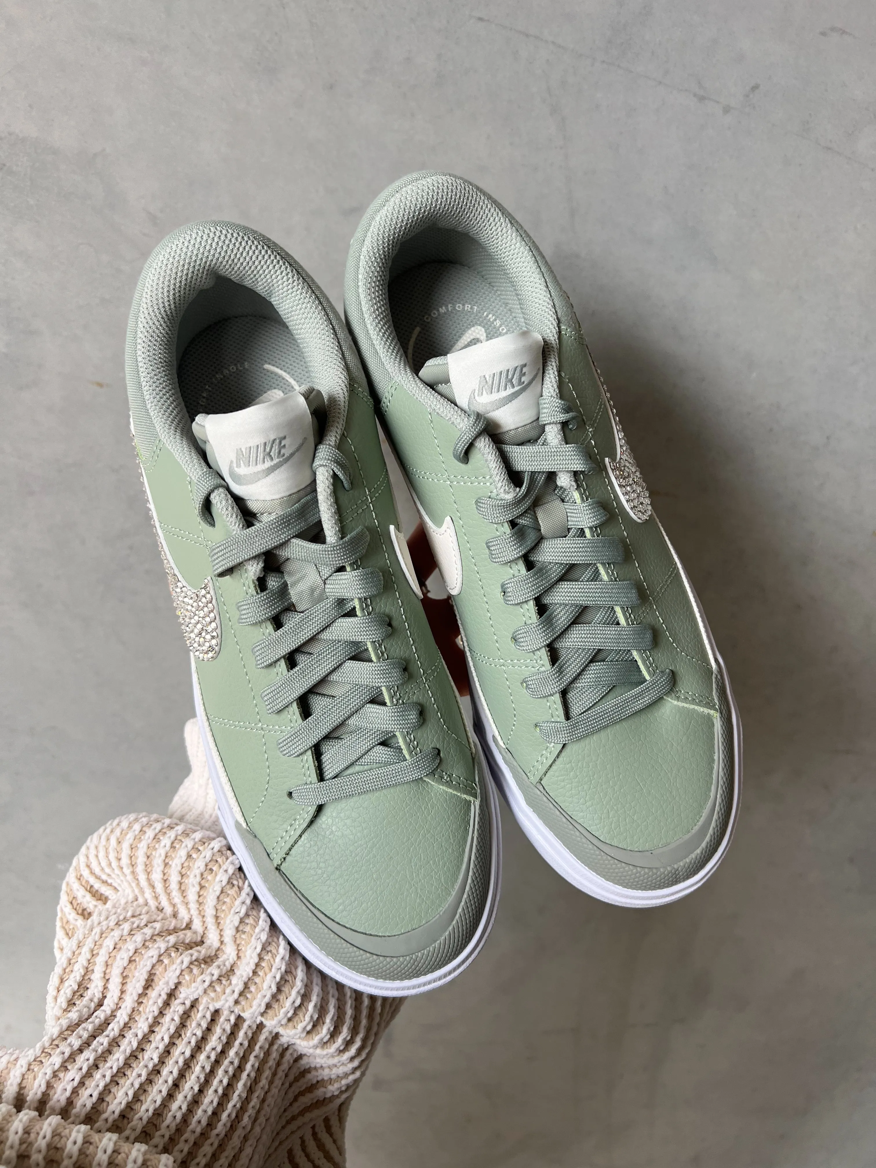 Green Swarovski Nike Legacy Lift