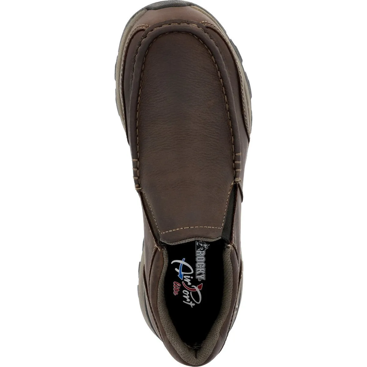 Rocky Trophy Series 3” Waterproof Slip-On Rugged Casual Men's Shoes Rks0658 In Brown