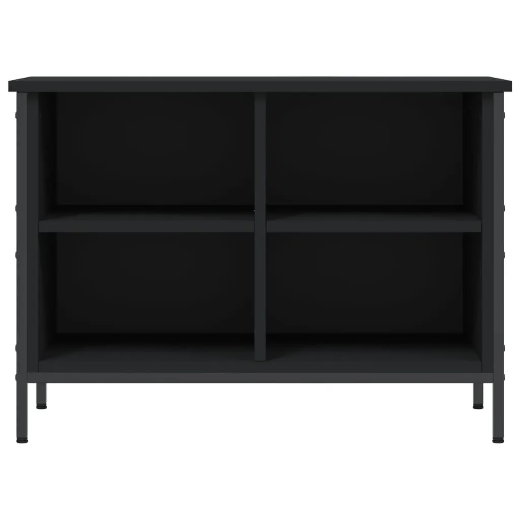 Shoe Cabinet Black 69x35x50 cm Engineered Wood