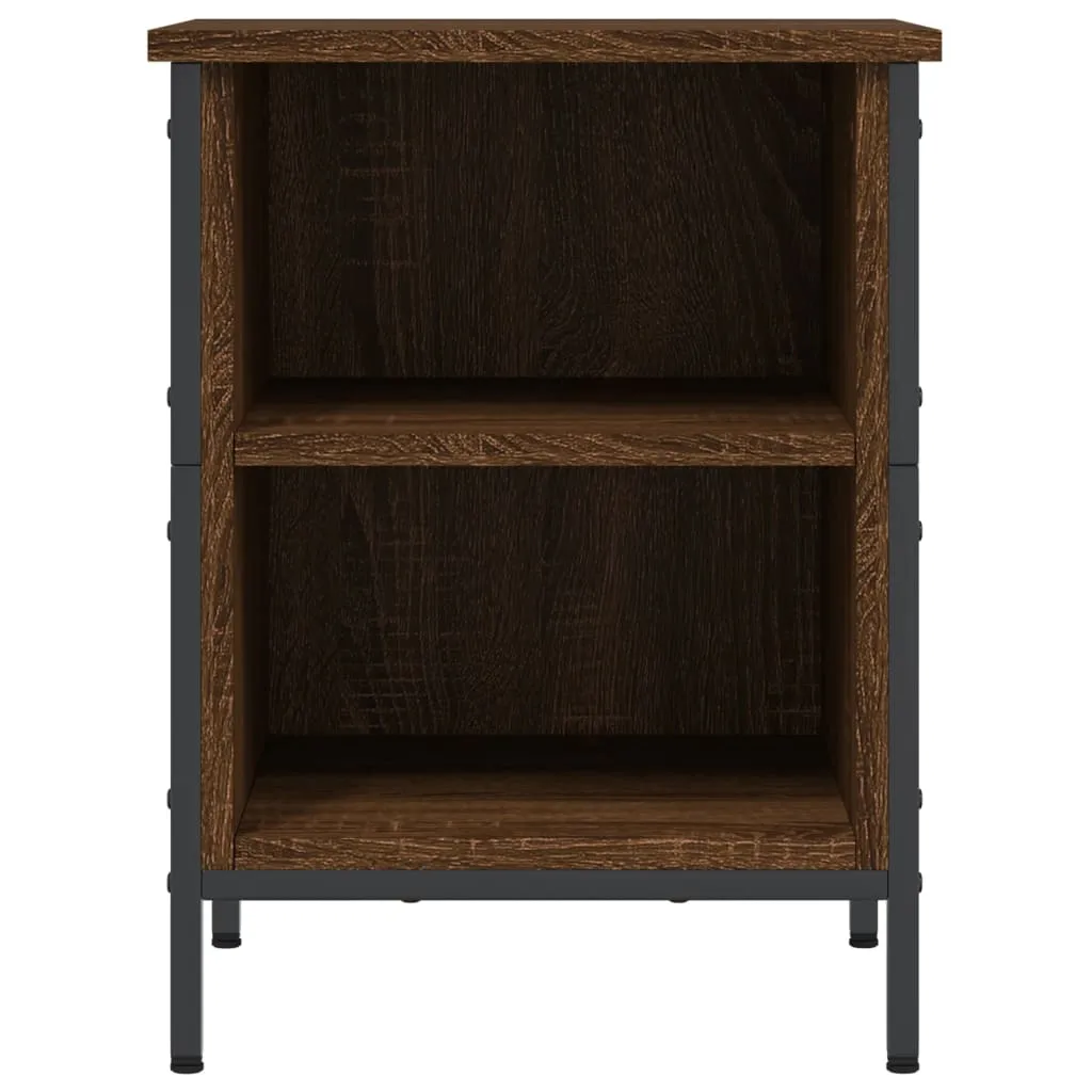 Shoe Cabinet Brown Oak 38x35x50 cm Engineered Wood