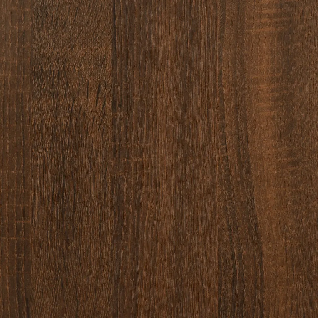 Shoe Cabinet Brown Oak 38x35x50 cm Engineered Wood