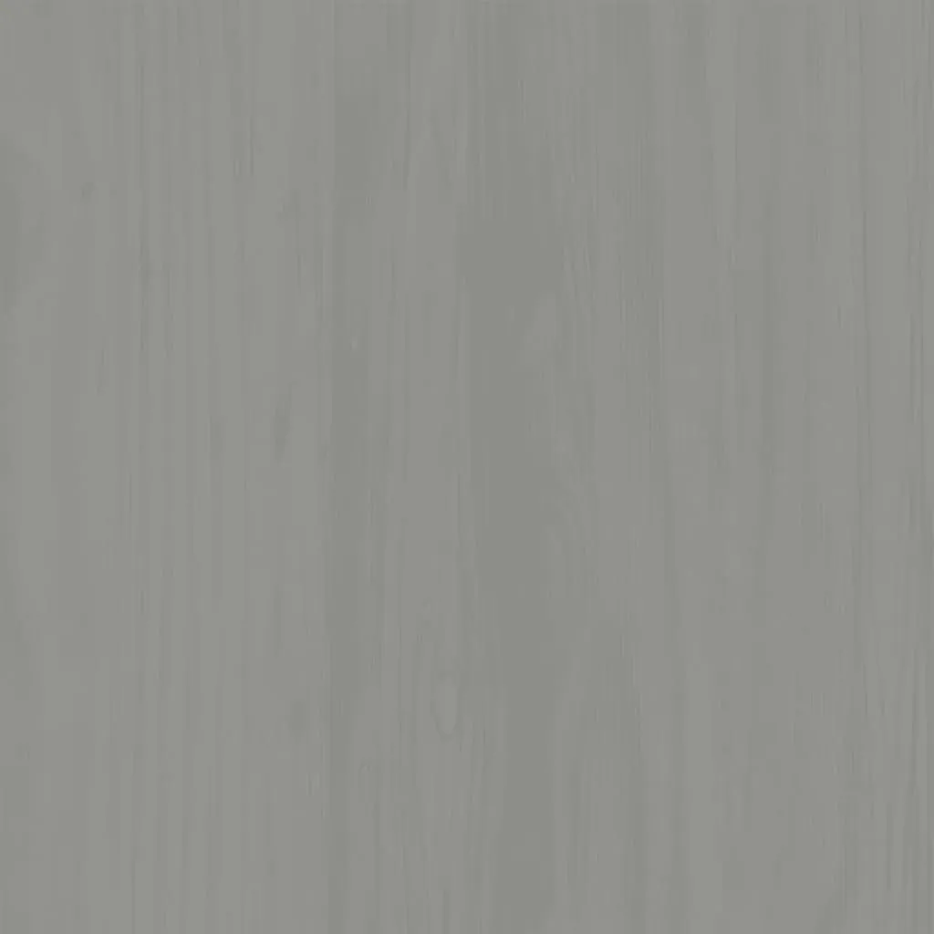 Shoe Cabinet VIGO 60x35x96 cm Grey Solid Wood Pine