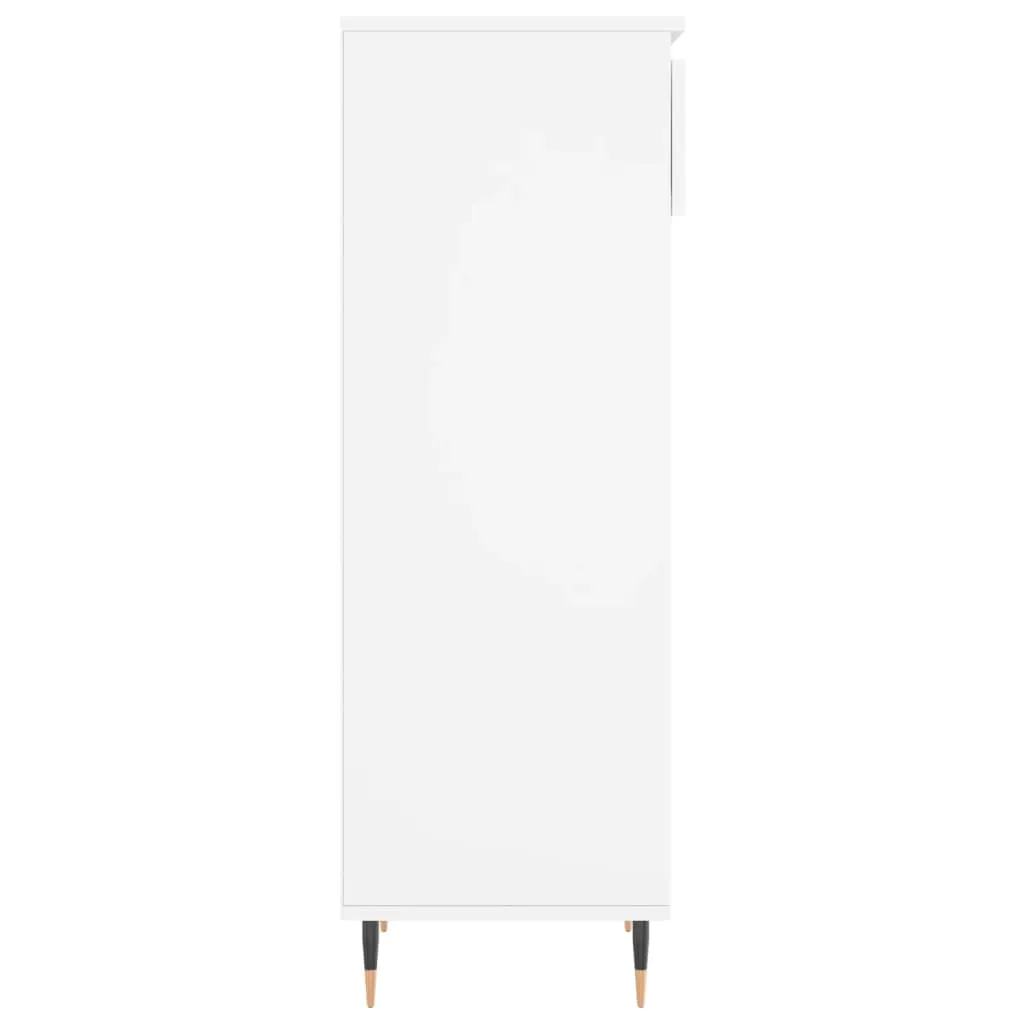 Shoe Cabinet White 40x36x105 cm Engineered Wood
