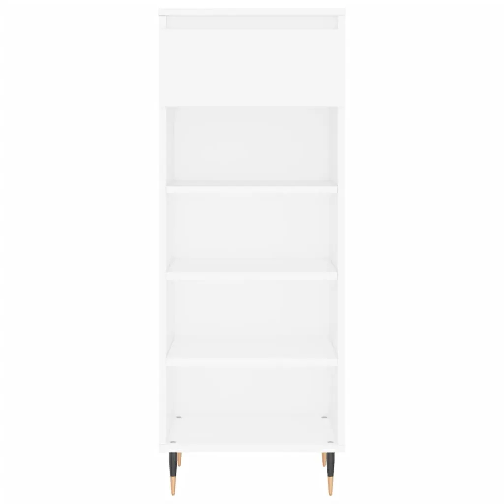 Shoe Cabinet White 40x36x105 cm Engineered Wood
