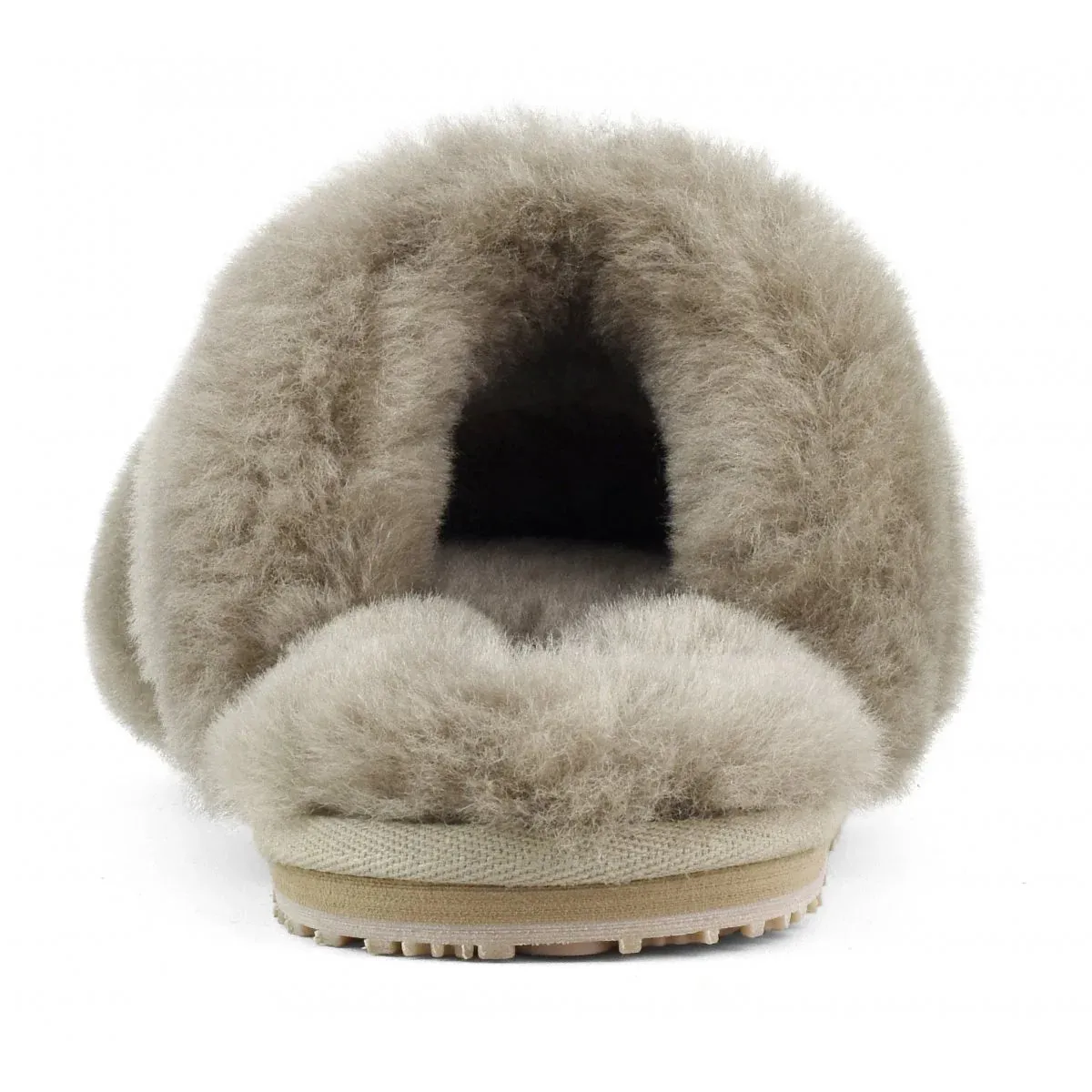 The 2 Stripe Slide Sheepskin Fur Slipper