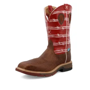 Twisted X® Men's 12" Western Work Boot (MXBNW01) Twisted X® Men's 12" Western Work Boot (MXBNW01)